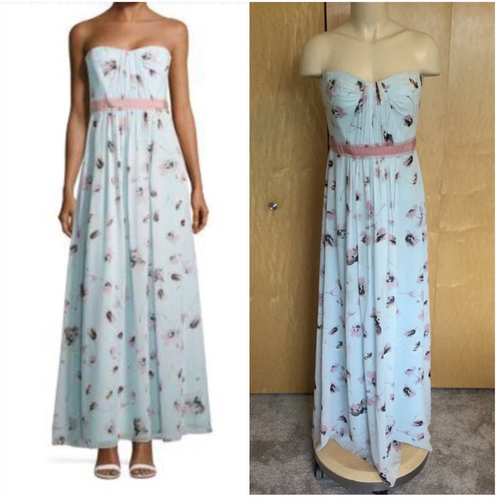 BCBGMAXAZRIA Floral Strapless Dress - Picture 5 of 9